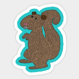 Squirrel! Sticker